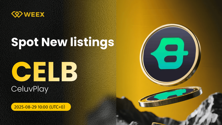 CeluvPlay (CELB) Debuts on WEEX with CELB USDT Spot Trading