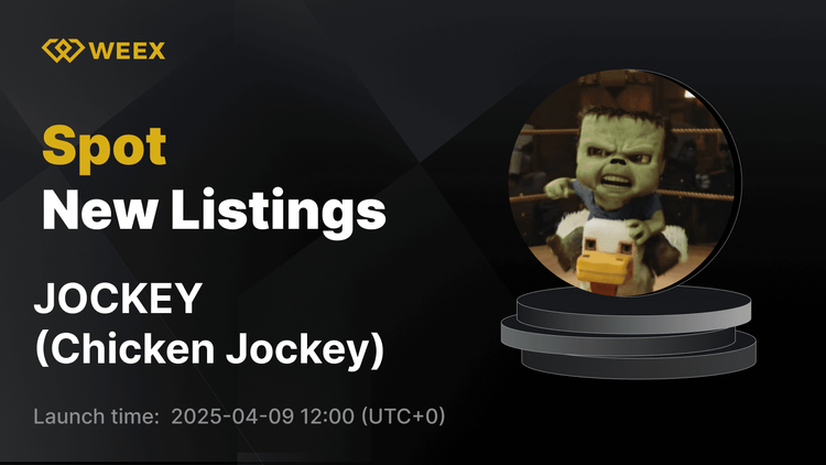 Chicken Jockey (JOCKEY) debuta oficialmente en WEEX con JOCKEY USDT Spot Trading ya disponible