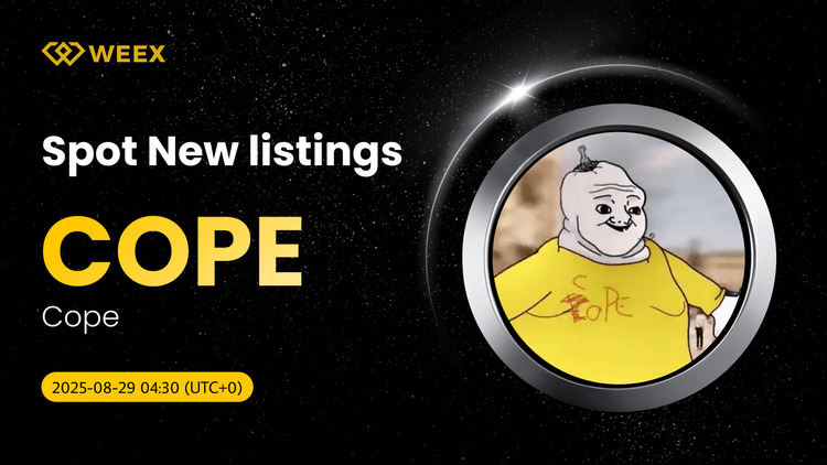 Cope Coin Goes Live on WEEX Spot — Trade COPE USDT Today
