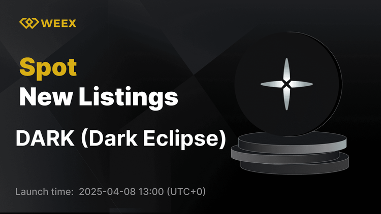 Dark Eclipse (DARK) se une al mercado al contado WEEX con el par DARK USDT, ahora abierto a la negociación