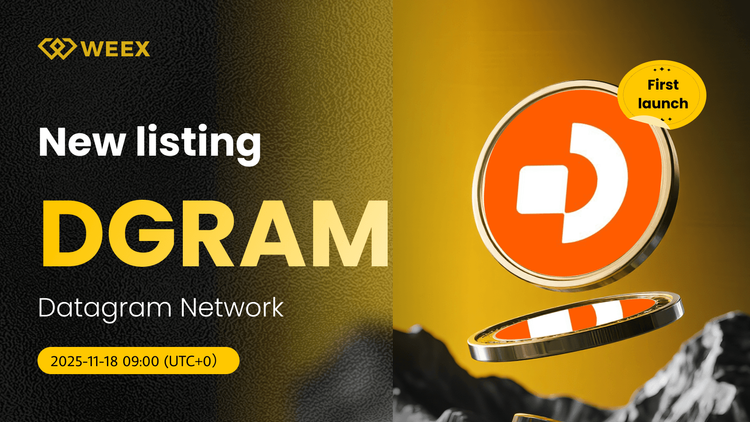 DGRAM USDT Listed: Datagram Network Coin Trading on WEEX