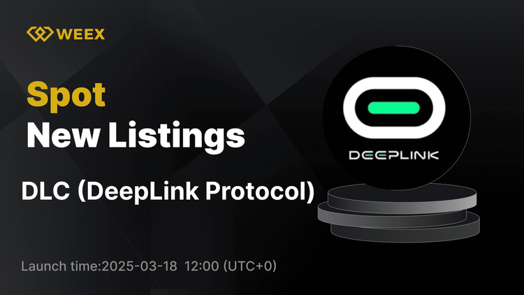 پروتکل DeepLink (DLC) اکنون در WEEX فهرست شده است - تجارت DLC USDT موجود است