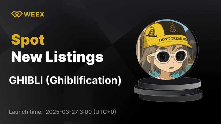 Ghiblification (GHIBLI) اکنون در WEEX با تجارت GHIBLI USDT موجود است