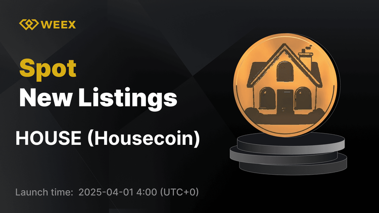 House Protocol (HOUSE) ahora en vivo en WEEX con HOUSE USDT par de comercio abierto