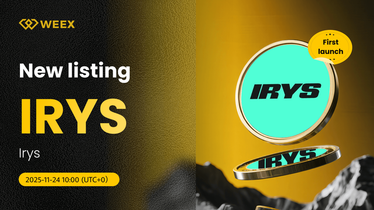 IRYS USDT Trading Pair Now Live on WEEX Spot Market