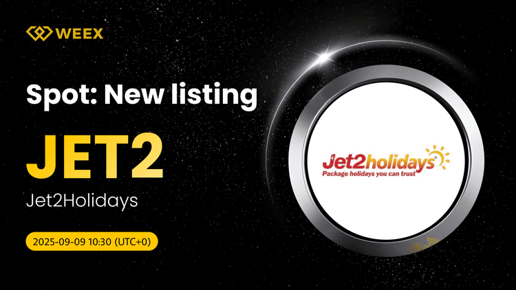 JET2 USDT Spot Trading Launches on WEEX for Jet2Holidays