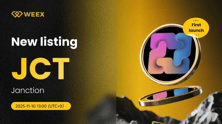 JCT USDT se lanza en WEEX Spot: Listado de Monedas de Janction (JCT)