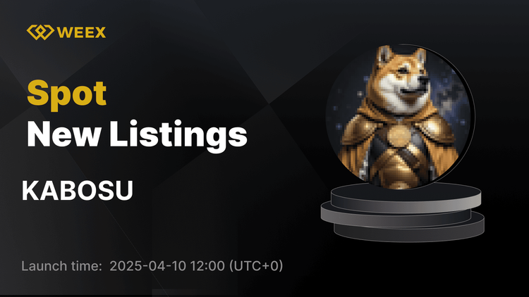 KABOSU (KABOSU) se une a WEEX Spot - KABOSU USDT Trading ahora en vivo