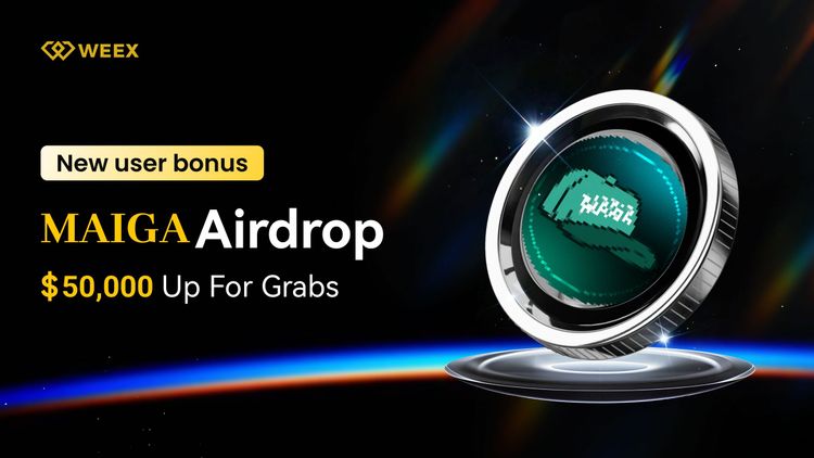 MAIGA New User Airdrop on WEEX Exchange: Grab $50K in Crypto Rewards Before Time Runs Out
