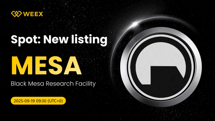 MESA USDT Debuts on WEEX: Black Mesa Research Facility Coin
