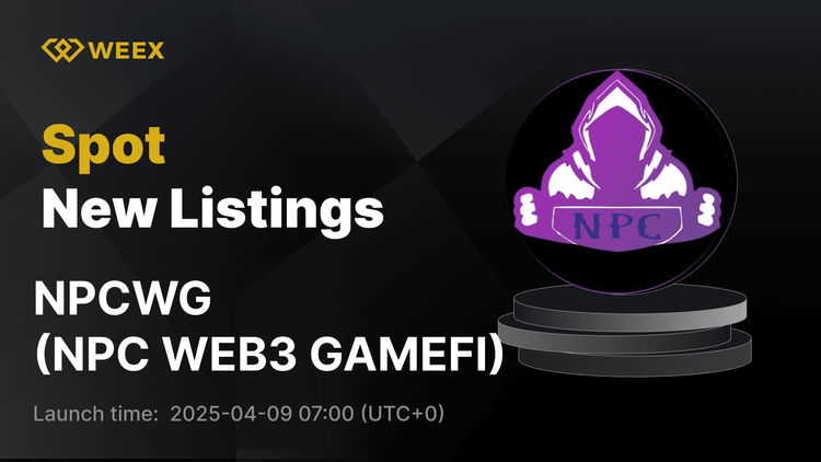 NPC WEB3 GAMEFI (NPCWG) cotiza ahora en WEEX Spot