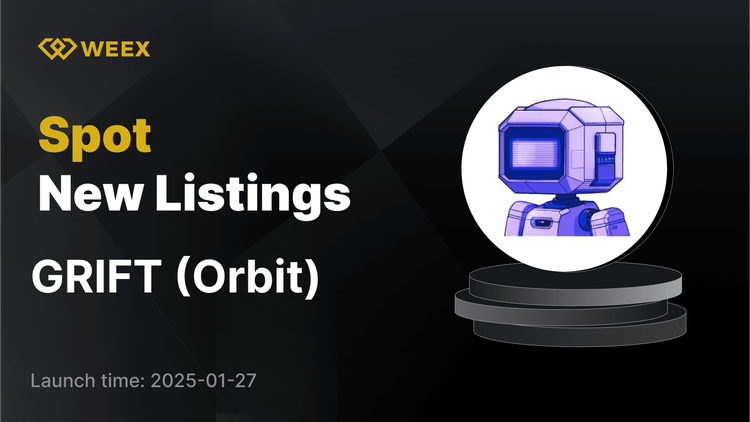 ORBIT (GRIFT) saldrá a bolsa y GRIFT USDT empezará a cotizar en WEEX