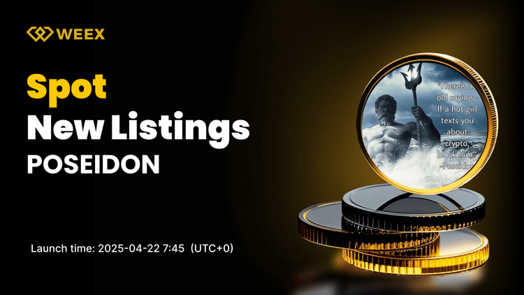 POSEIDON Debuts on WEEX Spot Market with POSEIDON USDT Pair Now Live