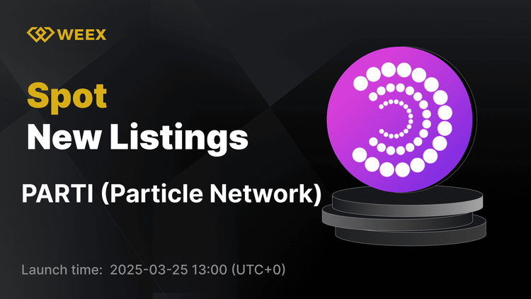 Particle Network (PARTI) ya está disponible en WEEX con PARTI USDT Trading