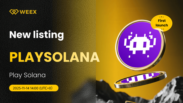 PLAYSOLANA USDT Premieres on WEEX Spot Trading
