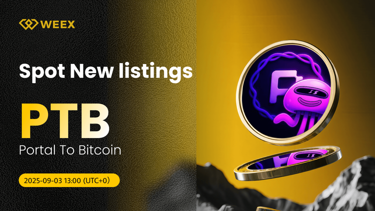 Portal To Bitcoin (PTB) Coin Now on WEEX Spot – Trade PTB USDT Pair