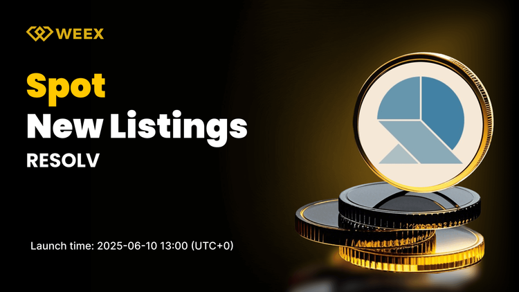 RESOLV Token Now Listed for Trading on WEEX Spot with RESOLV USDT Pair