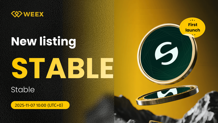 STABLE USDT Spot Trading Pair wird an der WEEX Exchange gelistet