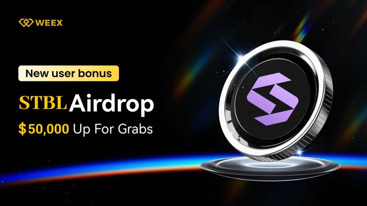 STBL New User Airdrop on WEEX Exchange: Claim $50K in Crypto Gold Before Sept 24 Ends