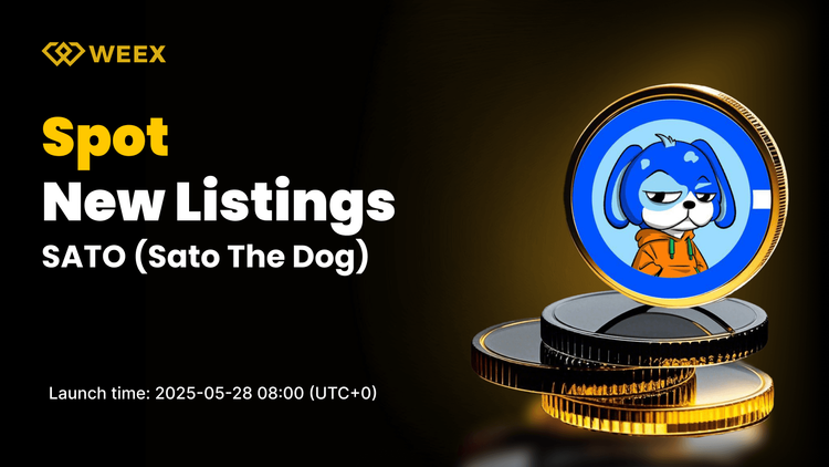 Sato The Dog (SATO) Debuts on WEEX – SATO USDT Spot Trading Opens May 28
