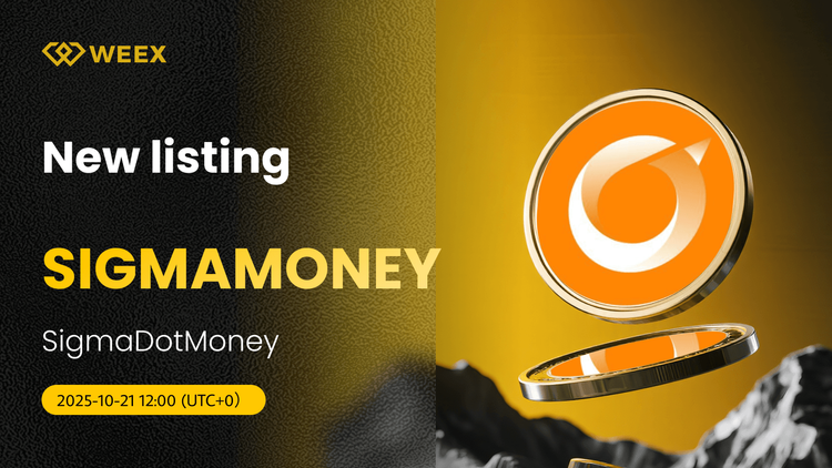 SigmaDotMoney (SIGMAMONEY) Coin 現在在 WEEX 上可用