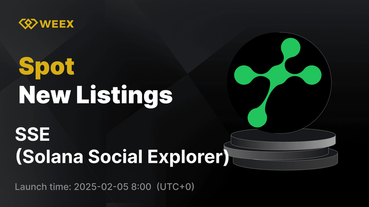 Solana Social Explorer (SSE) ya cotiza en WEEX - ¡Compra SSE USDT hoy!