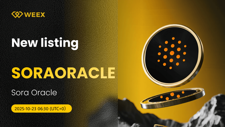 ارز دیجیتال سورا اوراکل (SORAORACLE) در فهرست ارزهای دیجیتال WEEX Spot قرار گرفت؛ سکه سورا اوراکل (SORAORACLE)