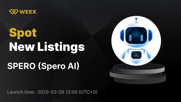 Spero AI (SPERO) اکنون در WEEX با SPERO USDT Trading پخش می شود