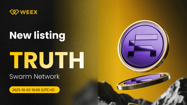 TRUTH USDT Now Live on WEEX: Trade Swarm Network Coin
