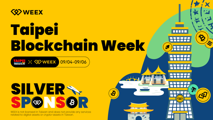 WEEX حامی هفته بلاکچین تایپه 2025