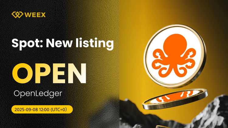 Trade OPEN USDT: WEEX Adds OpenLedger (OPEN) AI Coin