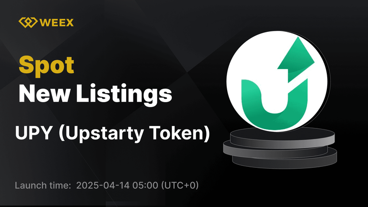 Upstarty Token (UPY) ya está disponible en WEEX Spot