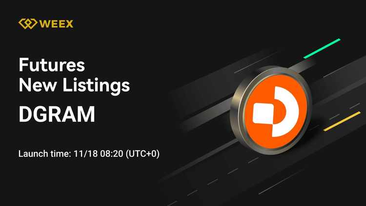 DGRAM USDT Futures Live: Datagram Network Listed on WEEX