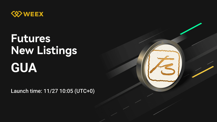 GUA USDT Perpetual Contract agora listado na WEEX Futures