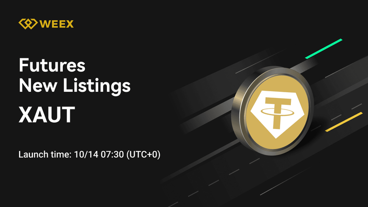 XAUT USDT Perpetual Contract Now Live on WEEX Futures