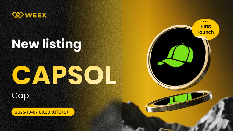 Cap (CAPSOL) Coin Now Listed on WEEX Exchange