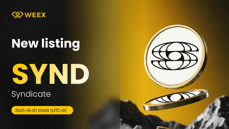 WEEX Lists SYND USDT: Syndicate (SYND) Coin Trading Begins