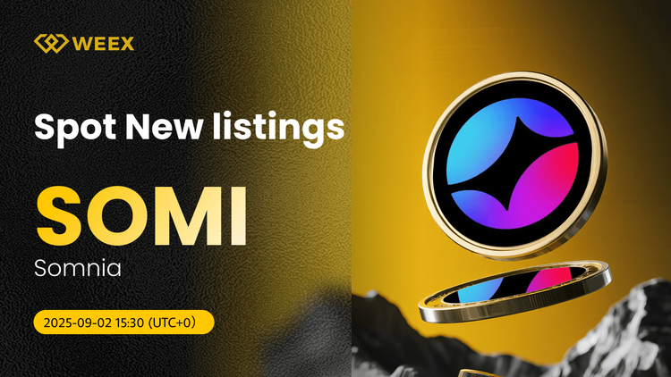 WEEX Lists Somnia (SOMI) for Spot Trading with SOMI USDT