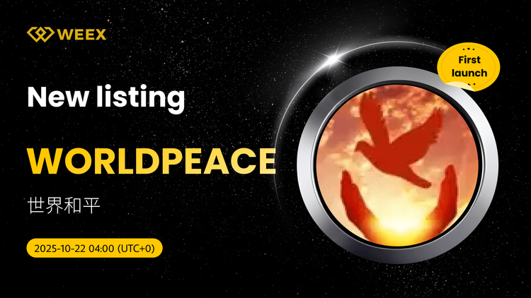 WORLDPEACE USDT در فهرست اولیه WEEX قرار گرفت