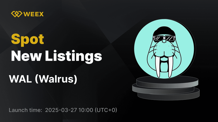 Walrus (WAL) اکنون در WEEX Spot با بازرگانی WAL USDT موجود است