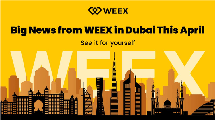WEEX impulsa su estrategia global con una estudio en Dubái y el foco en TOKEN2049