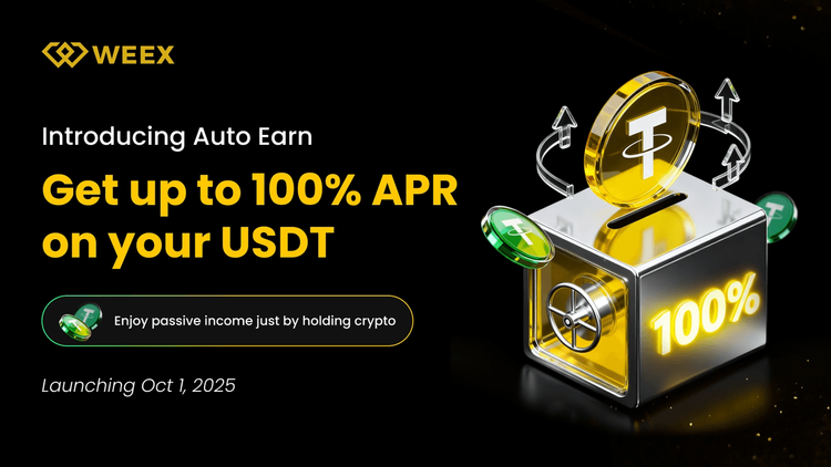 Unlocking WEEX New High-Yield Wealth Management: Auto Earn Flexible Savings, up to 100% APR