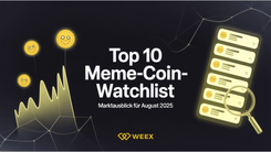 Top 10 Meme-Coin-Watchlist & Marktausblick für August 2025