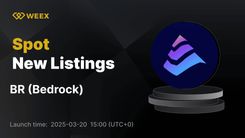Bedrock (BR) 登陸 WEEX – BR USDT 交易現已開放