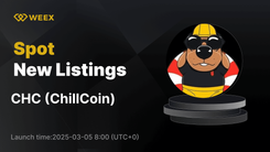 ChillCoin (CHC) 在 WEEX Spot 上市 - CHC USDT 交易即将推出