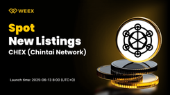 Chintai Network ($CHEX) Now Trading on WEEX Spot with CHEX USDT Pair