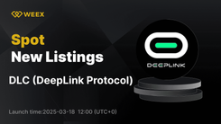DeepLink Protocol (DLC) 现已在 WEEX 上市 - DLC USDT 交易可用