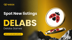 New Listing: DELABS USDT Spot Trading Pair Available on WEEX Exchange!