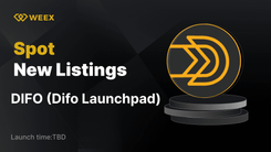 Difo Launchpad (DIFO) 在 WEEX Spot 上市，DIFO USDT 开放交易