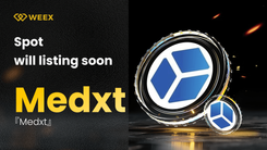 Medxt Crypto Will Be Listed on WEEX Spot